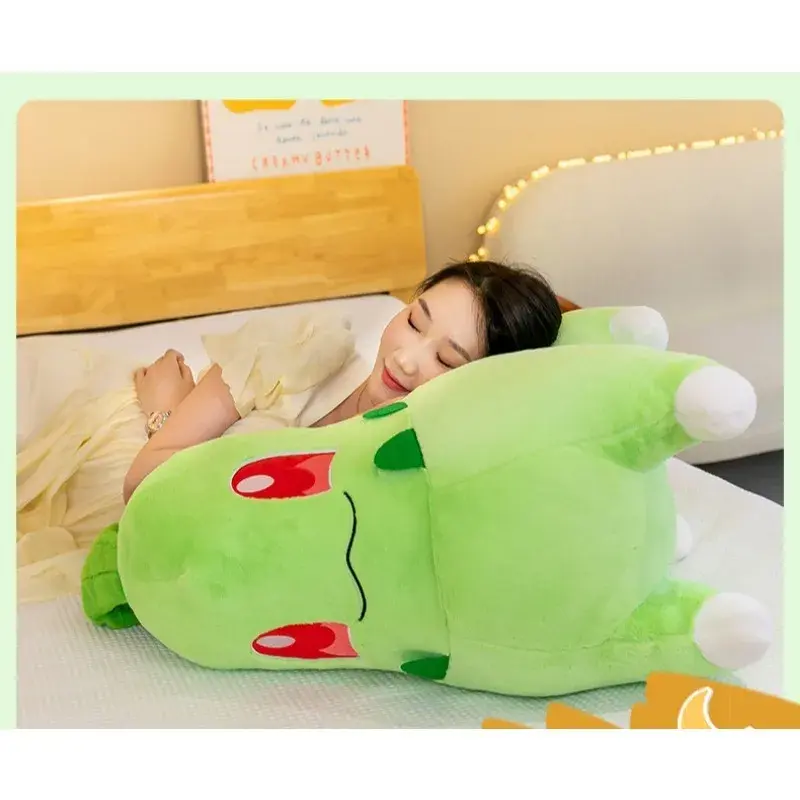 30/45cm Pokemon Chikorita Plush Doll Soft Stuffed Cartoon Chikorita Toys Kawaii Japan Anime Elf Plush Birthday Gift For Kids