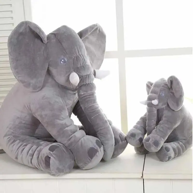 40cm Soft Elephant Plush Toys Cute Elephant Baby Sleeping Pillow Stuffed Animals Best Gifts For Kids Birthday Room Decoration