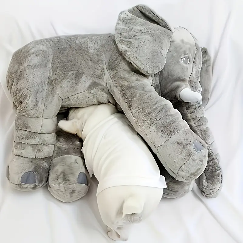 40cm Soft Elephant Plush Toys Cute Elephant Baby Sleeping Pillow Stuffed Animals Best Gifts For Kids Birthday Room Decoration