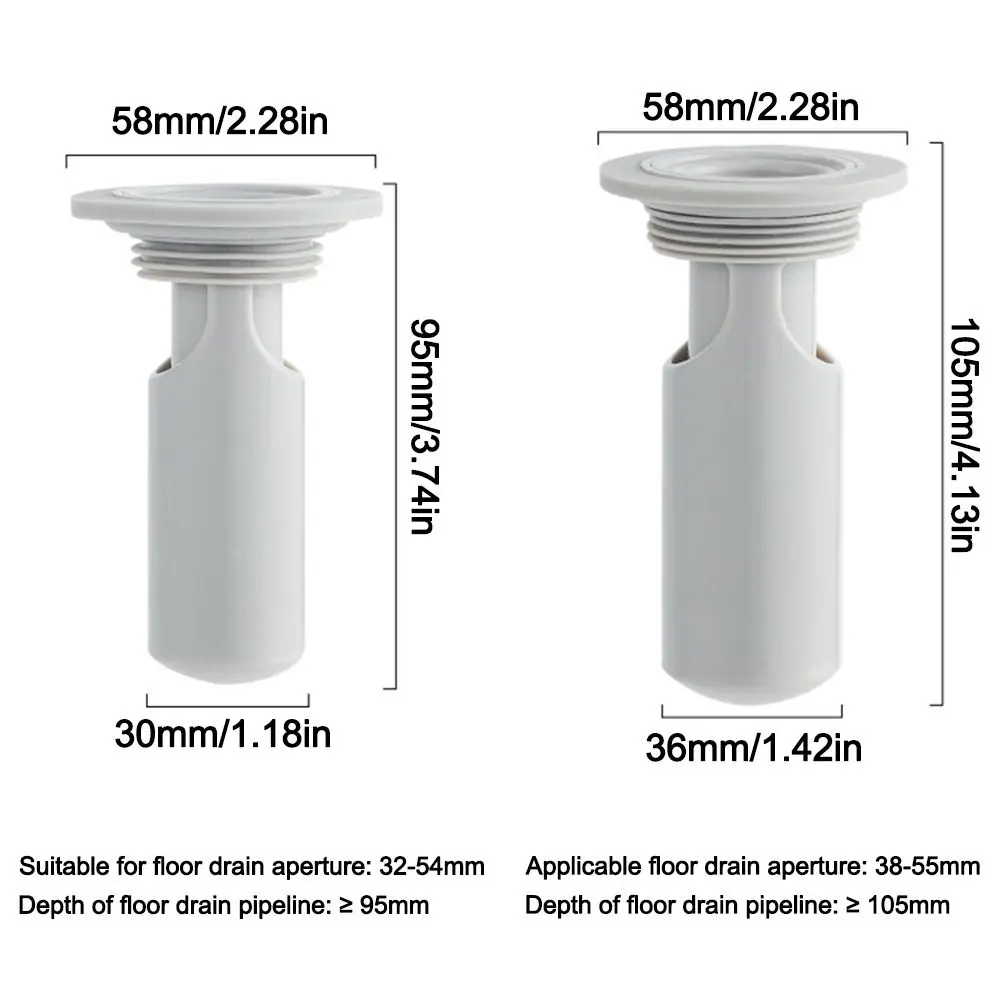 Anti-odor Shower Floor Drain Core Anti-clogging Insect-proof Sink Drain Stopper Rapid Drainage Sewer Strainer Plug