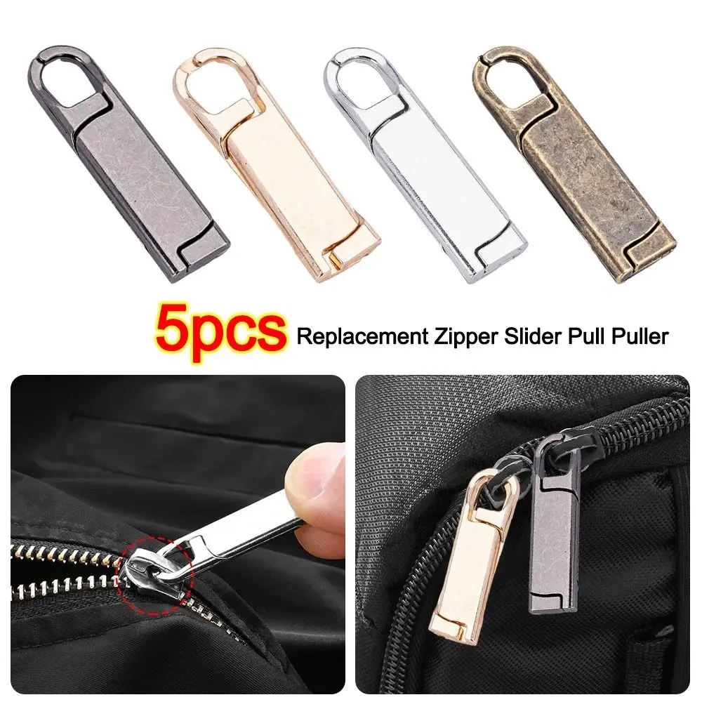 5Pcs Craft Detachable Zipper Puller Removable Markers Clothing Zip Fixer DIY Sewing Tool Zipper Head Repair Kits