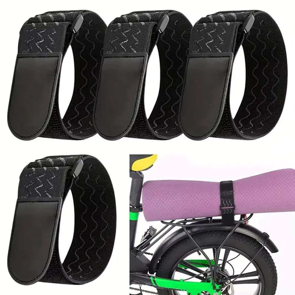 NEW with Anti-Slip Strips Elastic Straps Adjustable Multipurpose Loop Cinch Straps Reusable Fastening Securing Tape Straps