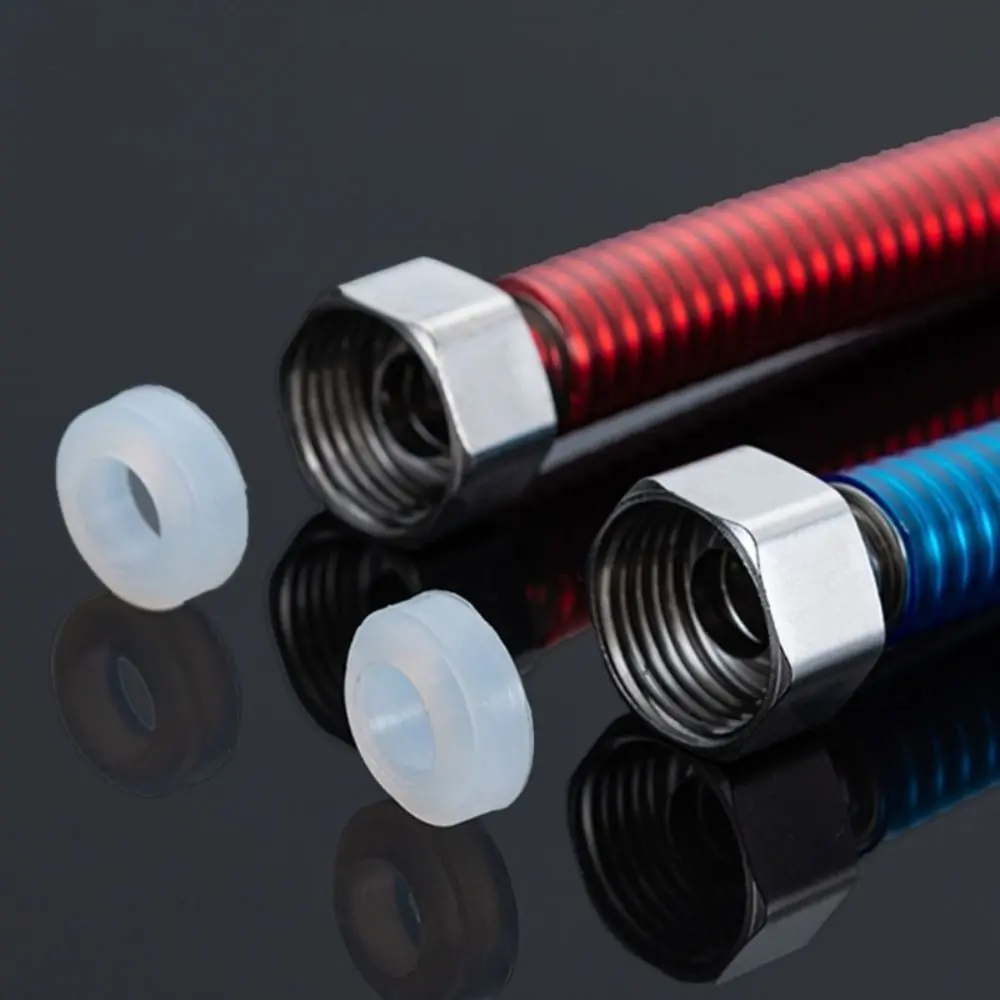 Flexible Handheld Shower Head Hose Corrugated Pipe Stainless Steel Water Heater Hose Universal High Pressure