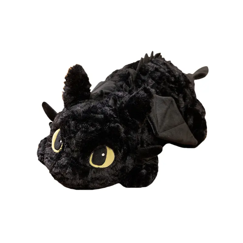 55Cm Anime Cartoon How To Train Your Dragon Toothless Plush Toy Y2K Fashion New Plush Doll Pillow Car Pillow Gift for Girls