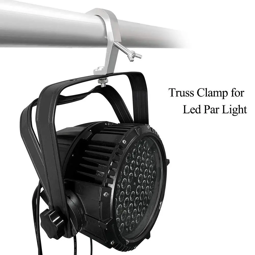 10pcs/set Aluminum Alloy Stage Light Hook with Rotating Button Convenient Moving Head Lighting Security Clamp Adjustable