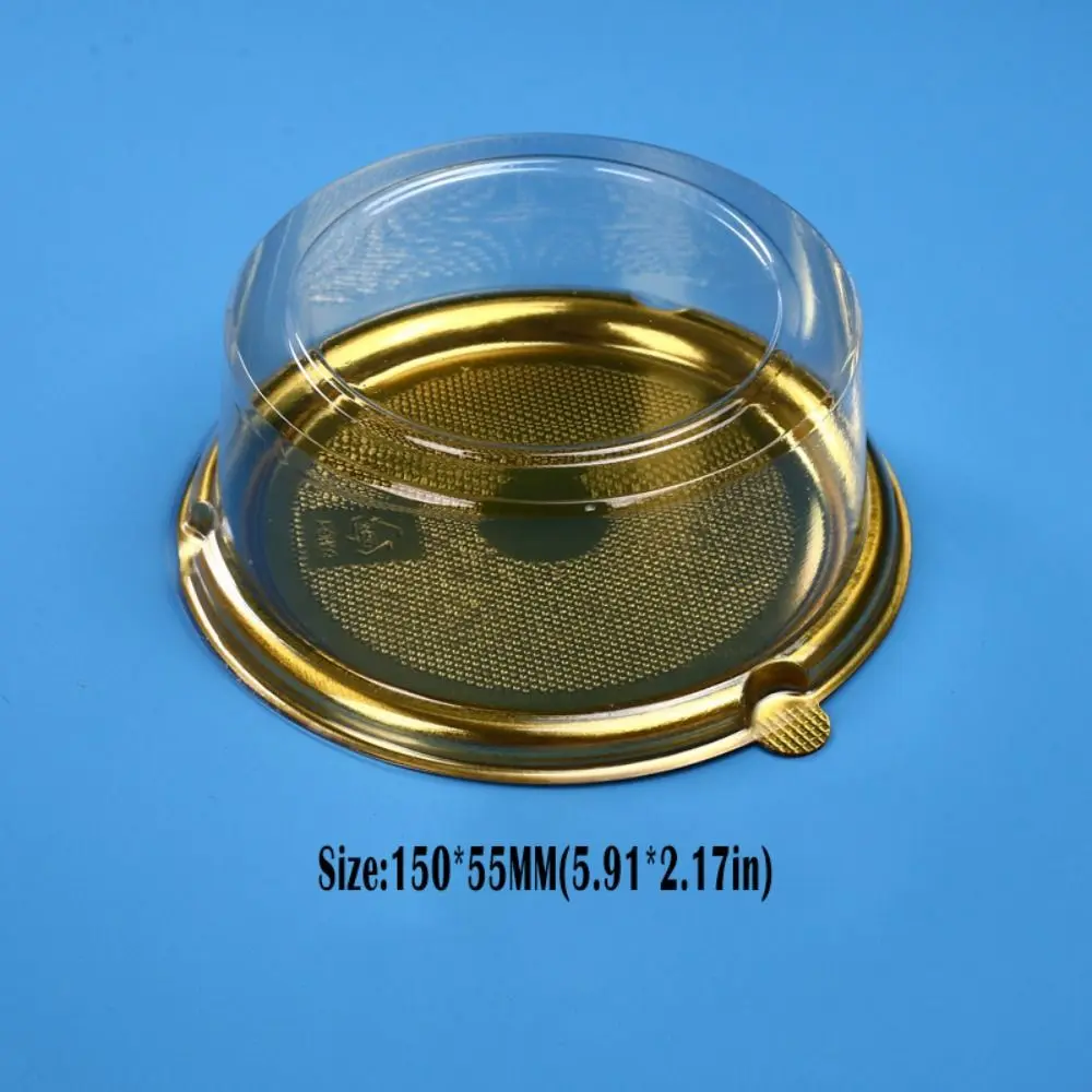 50 PCS New Disposable Cake Packaging Box Plastic Multipurpose Muffin Container Multifunctional Dessert Box