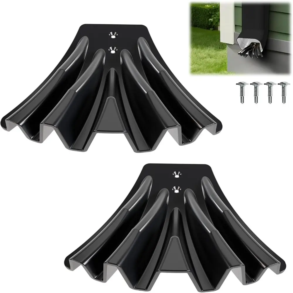 New 3"x 4" Gutter Downspout 3"x 2" Easy To Install Extension Tube Painwater Disperser Tool Quick Dispersal Rainwater Drainage