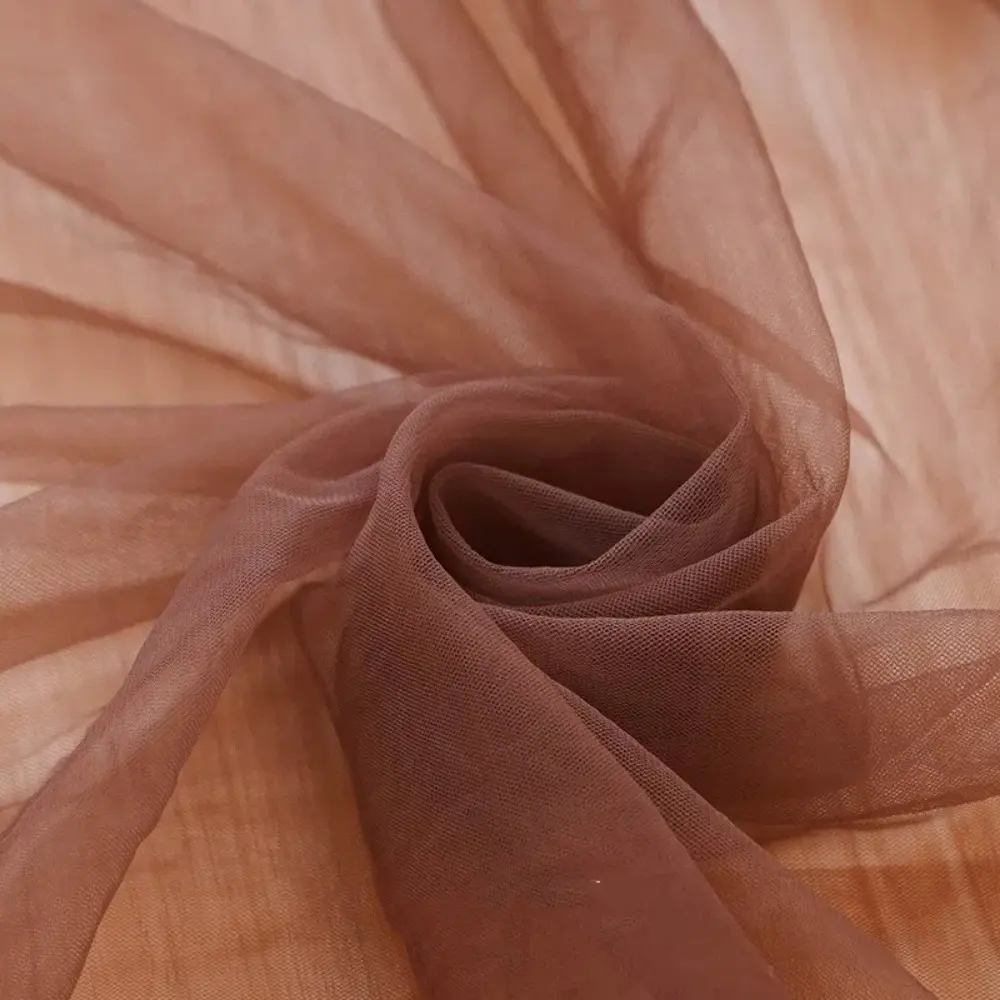 Fashion 1yard/150cm Soft Mesh Fabric Encrypt Solid Color DIY Skirt Fabrics Lace Mesh Yarn for Wedding Dresses