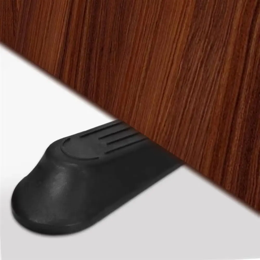 5pcs Set Plastic Door Stop Stoppers Durable Wedge Shape Heavy Duty Door Stopper Non-Slip Base Buffers Sliding Door Jam