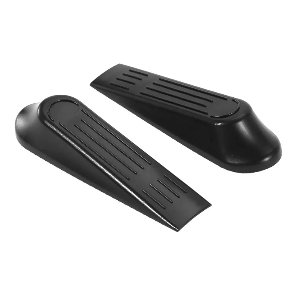 5pcs Set Plastic Door Stop Stoppers Durable Wedge Shape Heavy Duty Door Stopper Non-Slip Base Buffers Sliding Door Jam