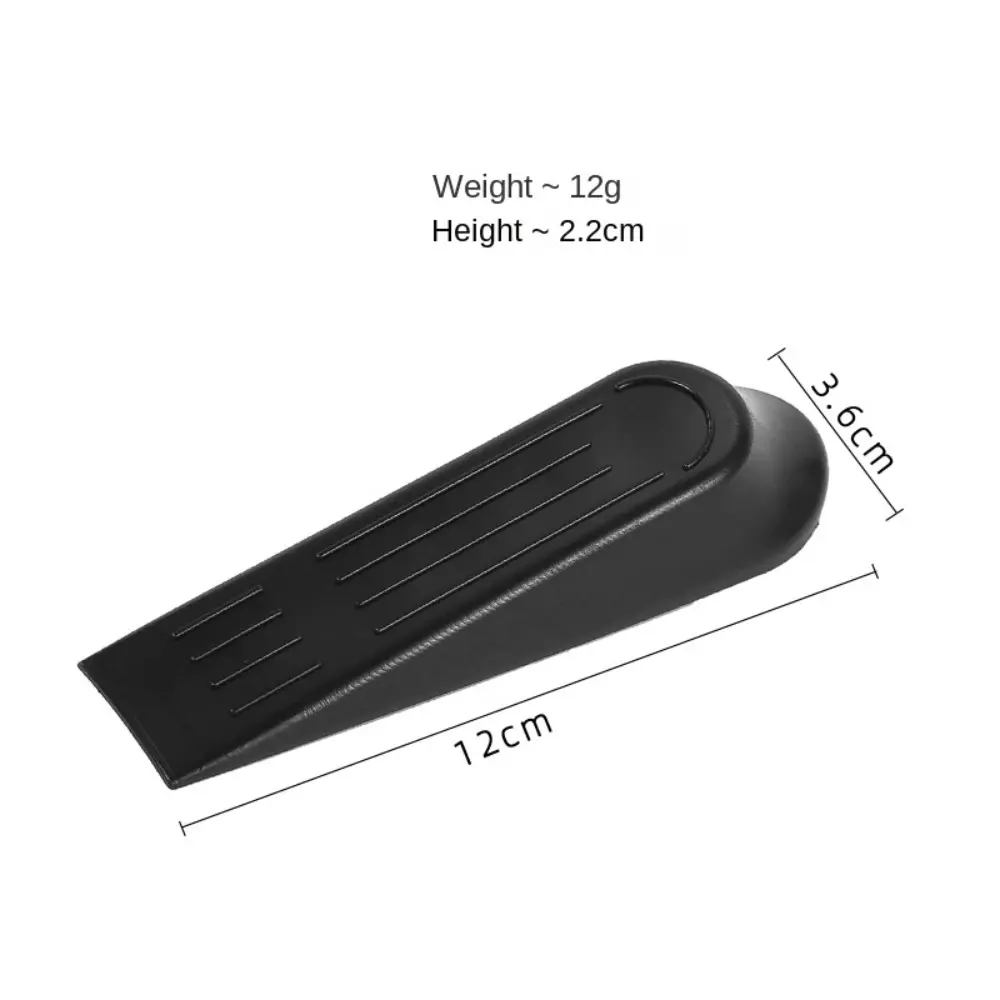 5pcs Set Plastic Door Stop Stoppers Durable Wedge Shape Heavy Duty Door Stopper Non-Slip Base Buffers Sliding Door Jam