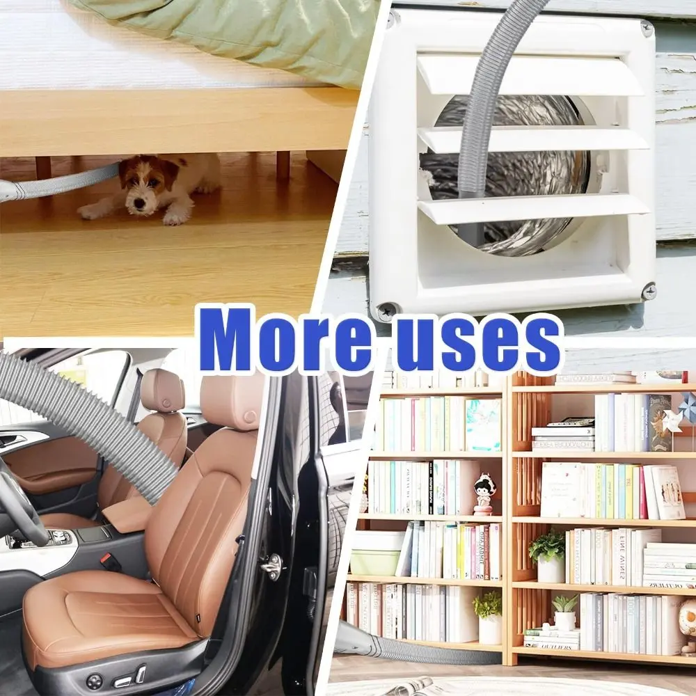 Crevice Tool Dryer Vent Lint Vacuum Attachments Lint Removal Tool Dryer Vent Cleaner Kit for Dyson V7 V8 V10 V11 V12 V15