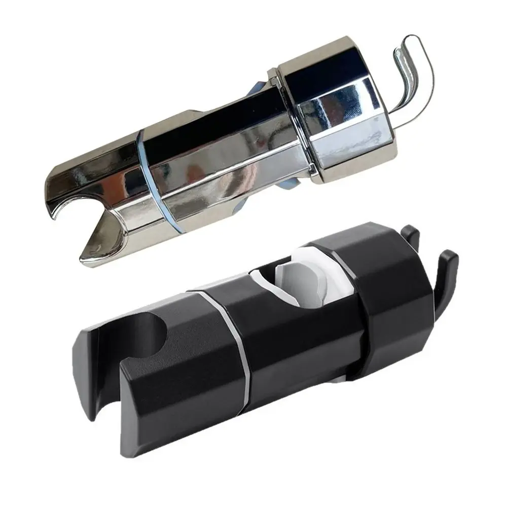 Adjustable Shower Head Holder ABS 360 Rotation Hook Design Shower Stand Clamp Showerhead Rail Slide Bracket Men Women