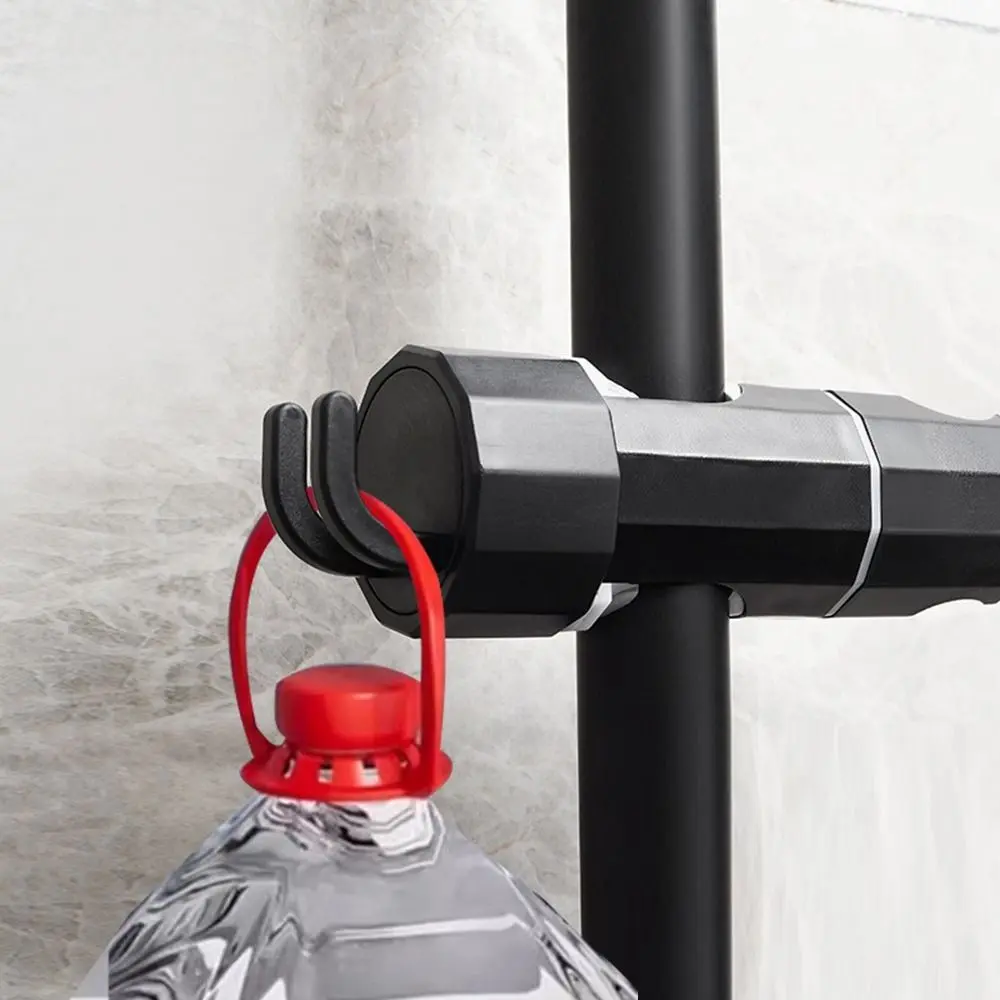 Adjustable Shower Head Holder ABS 360 Rotation Hook Design Shower Stand Clamp Showerhead Rail Slide Bracket Men Women