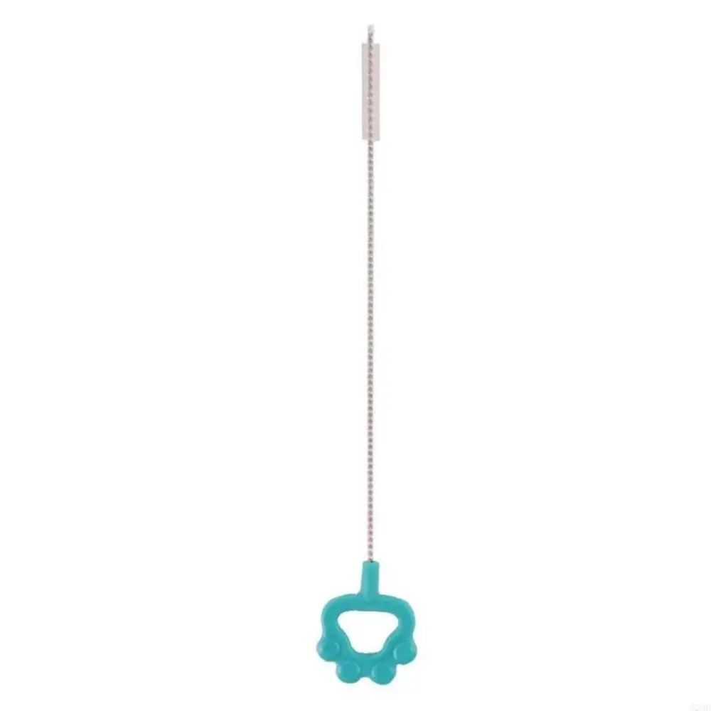1/3Pcs Reusable Straw Cleaning Brush Bear Paw Style Household Drinking Straw Cleaner Brush Long Straw Brush