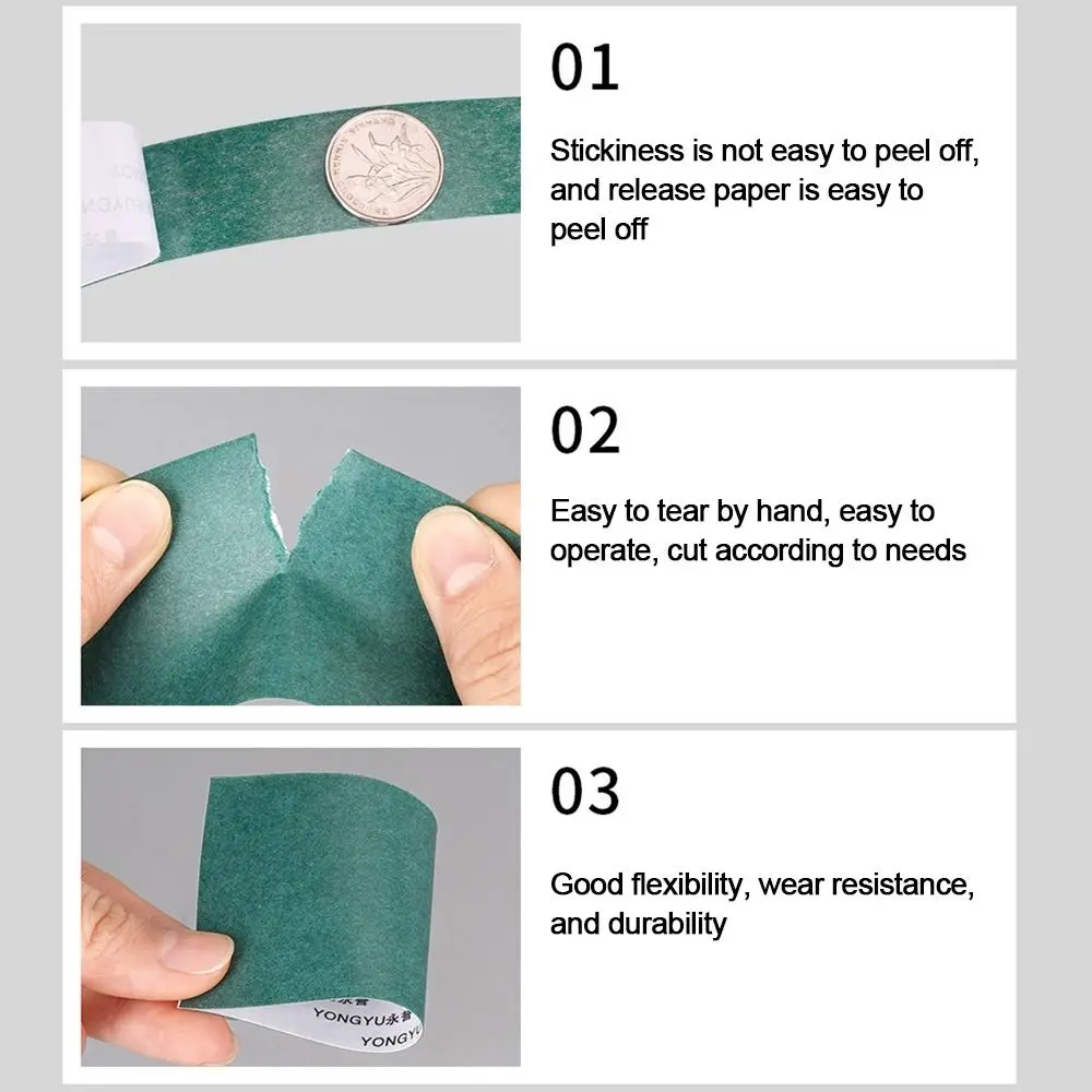 New With Adhesive Backing Lithium Battery Pack Tape 25 Meters 21700 18650 Insulation Sticker Green Battery Insulation Gasket
