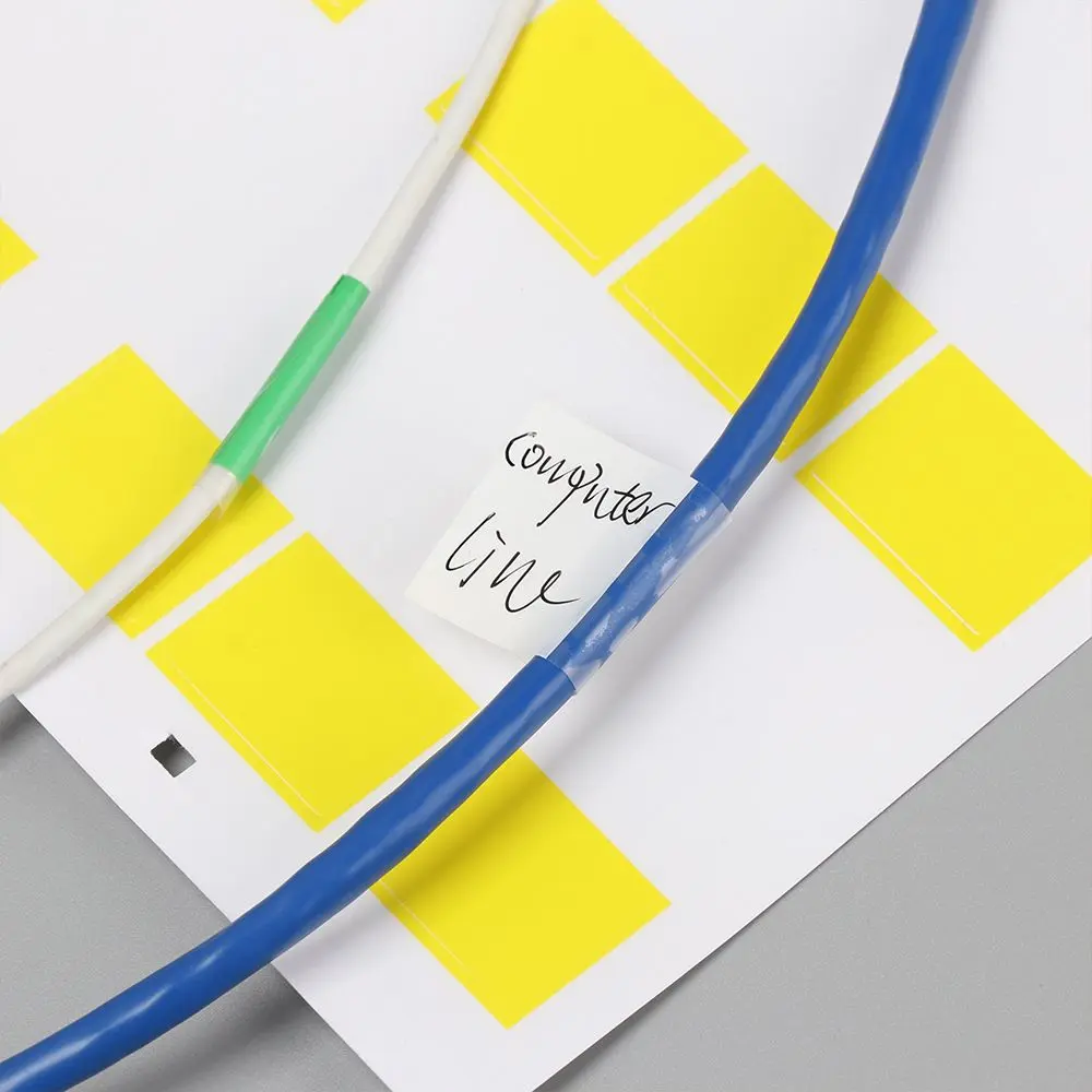 Self-adhesive Waterproof Marker Tool Wire Stickers Cable Labels Fiber Organizers Identification Tags