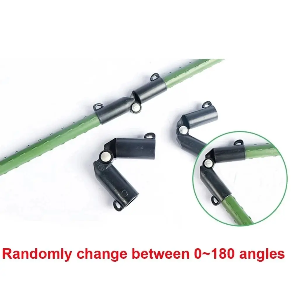 10pcs Adjustable A-type Grip Clip 8/11/16/20mm Awning Pillar Plant Support Rod Climbing Vine Bracket Fixed Socket