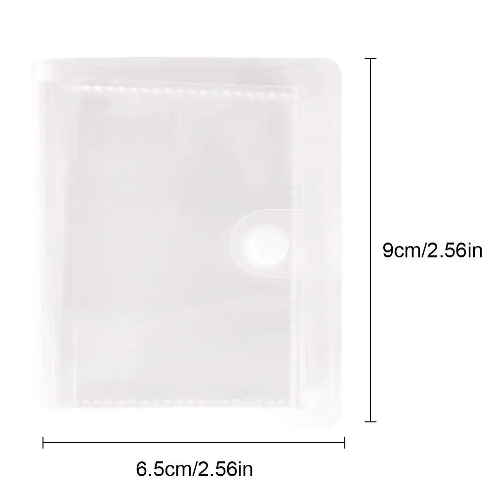 32/60 Slots Nail Stickers Album Empty Transparent Sticker Storage Book Photo Size Nail Accessories Organizer Accessories Storage