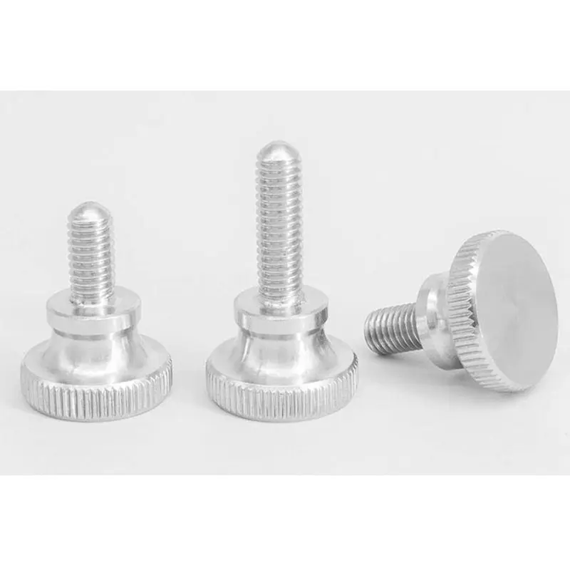 834 Stainless Steel High Head Rolling Hand Screw Rolling Bolt Slingshot Hand Tightening Hand Twisting Screw M3M4M5M6