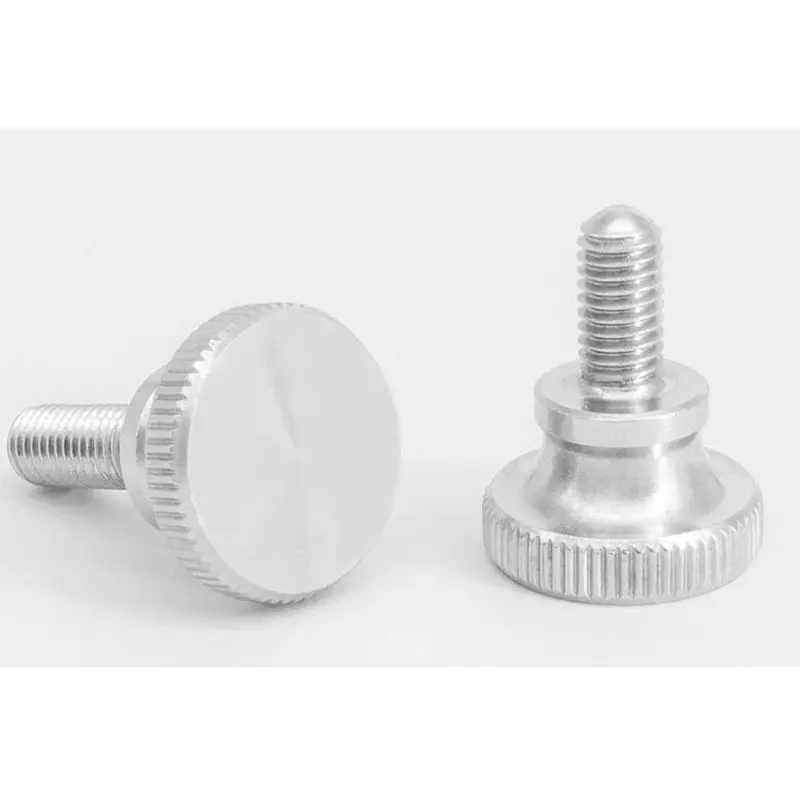 834 Stainless Steel High Head Rolling Hand Screw Rolling Bolt Slingshot Hand Tightening Hand Twisting Screw M3M4M5M6