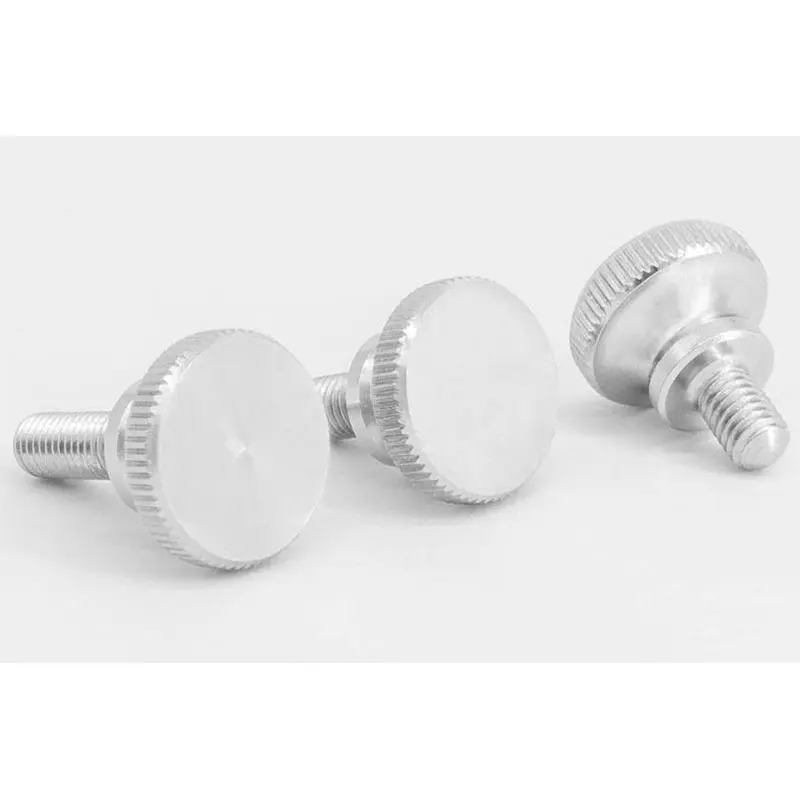 834 Stainless Steel High Head Rolling Hand Screw Rolling Bolt Slingshot Hand Tightening Hand Twisting Screw M3M4M5M6