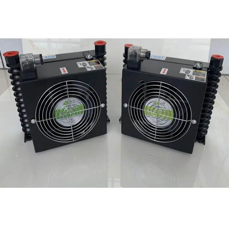 AL608T/AL609T/AL404T hydraulic air cooler oil cooler radiator/plate-in hydraulic aluminum oil cooler