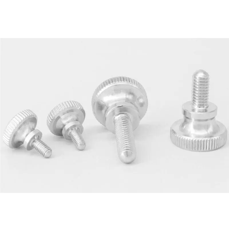 834 Stainless Steel High Head Rolling Hand Screw Rolling Bolt Slingshot Hand Tightening Hand Twisting Screw M3M4M5M6