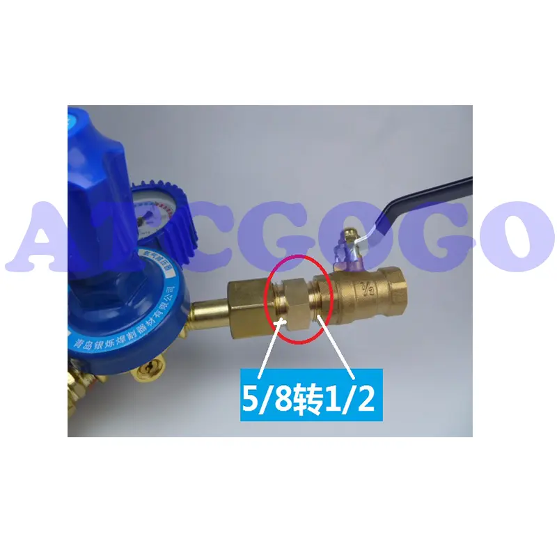The inner 5/8 to the outer wire of the adapter G1/2, the copper connector 5/8 to 1/2 connector, various adapters