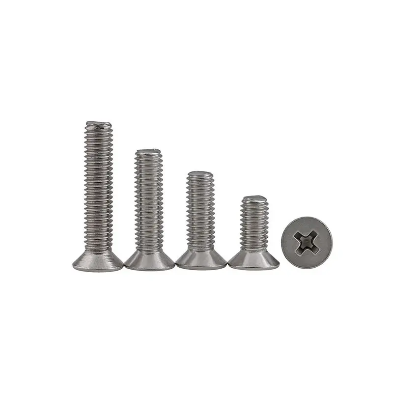 [M3 M4 M5] 304 stainless steel screw cross flat head screw countersunk head screw bolt *5x6/10