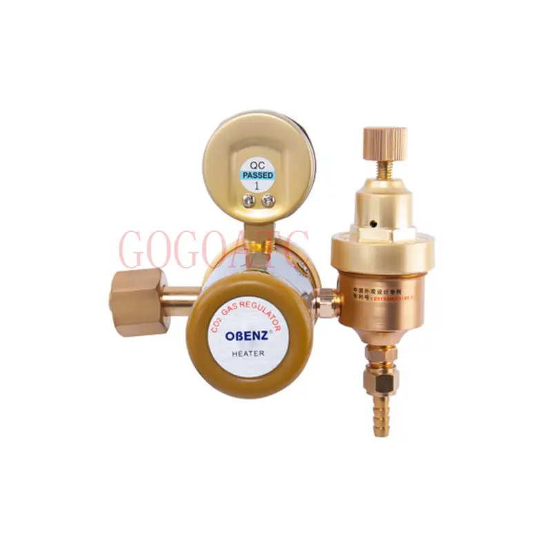 CO2 two welding machine welding gun carbon dioxide gas pressure gauge pressure reducing valve