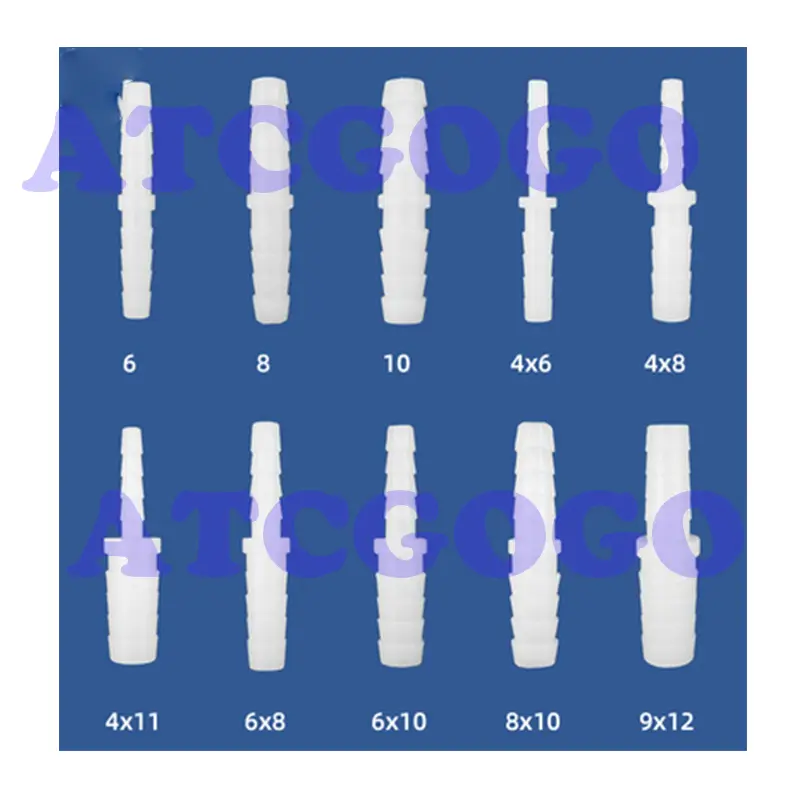 Bulkhead straight through, equal diameter fittings, plastic tee fittings, hose fittings