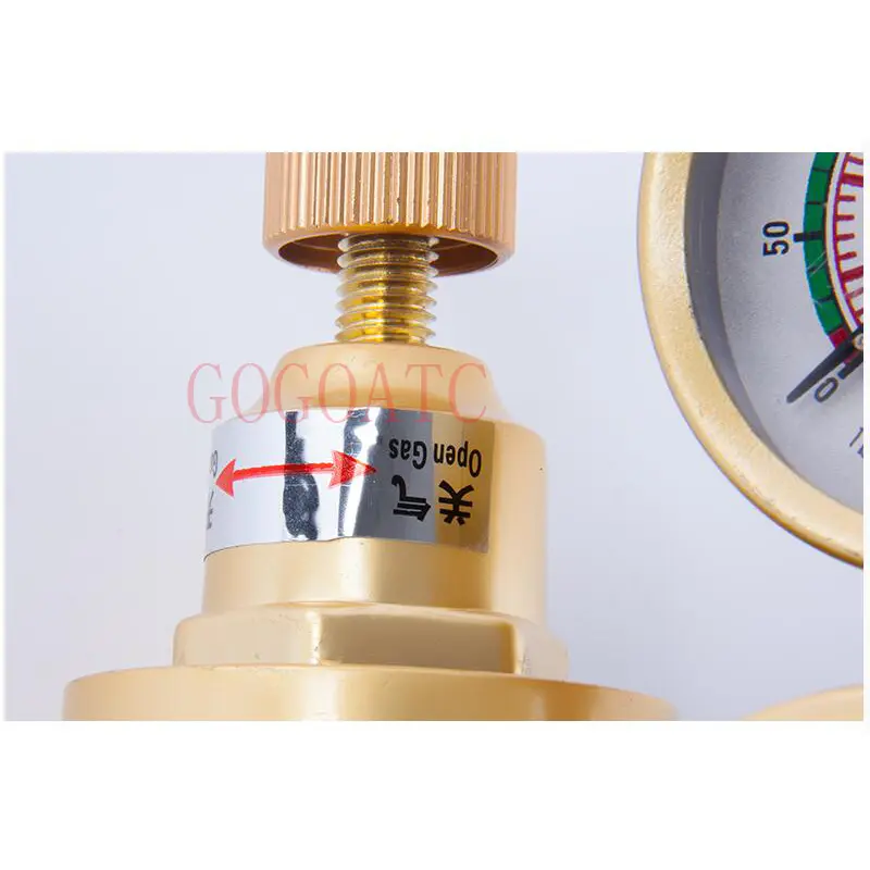 CO2 two welding machine welding gun carbon dioxide gas pressure gauge pressure reducing valve
