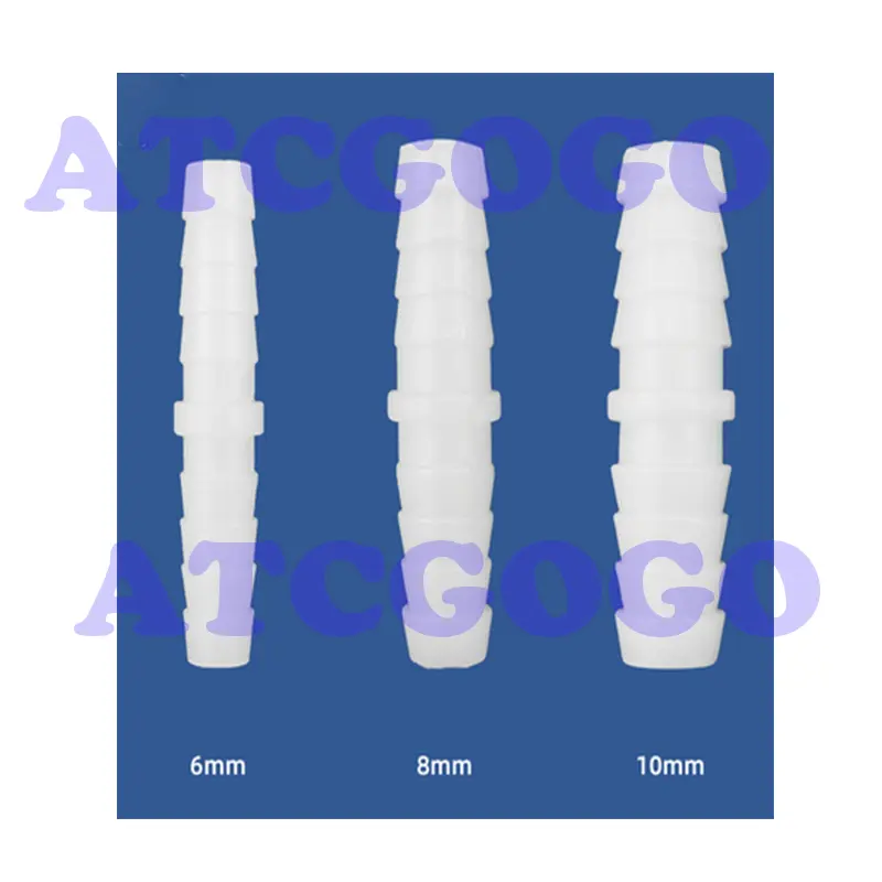 Bulkhead straight through, equal diameter fittings, plastic tee fittings, hose fittings