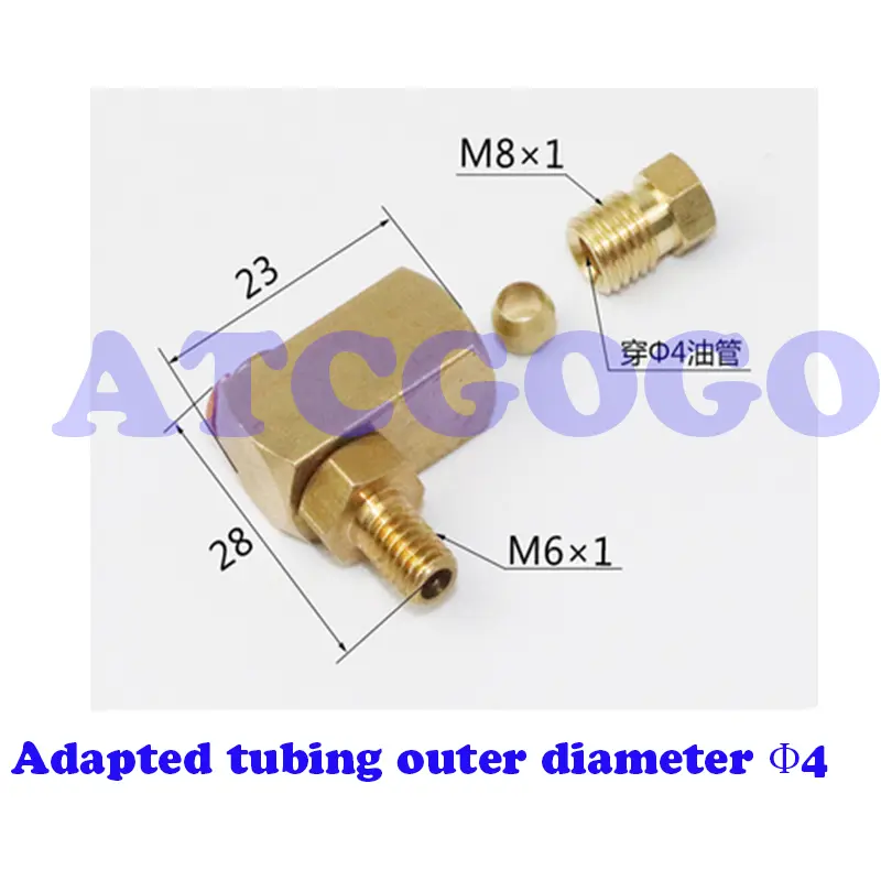 Rotary lubricating oil pipe joint, 360-degree rotating ferrule joint