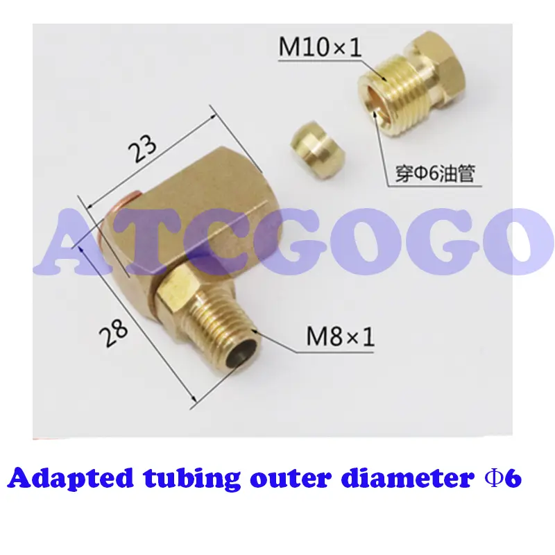 Rotary lubricating oil pipe joint, 360-degree rotating ferrule joint