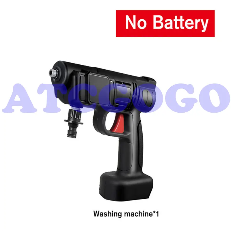 Cordless High Pressure Washer Spray Water Gun Car Wash Pressure Water Nozzle Cleaning Machine