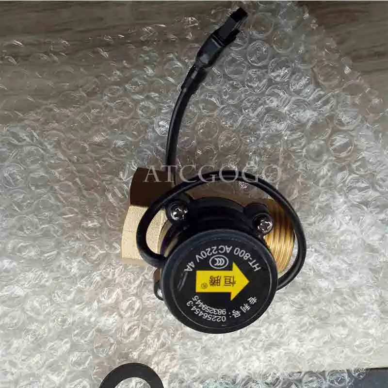 1.5 Inches Water Pump Flow Switch Liquid Booster Solar Heater Brass Magnetic Pressure Automatic Control Valve Sensor 220V