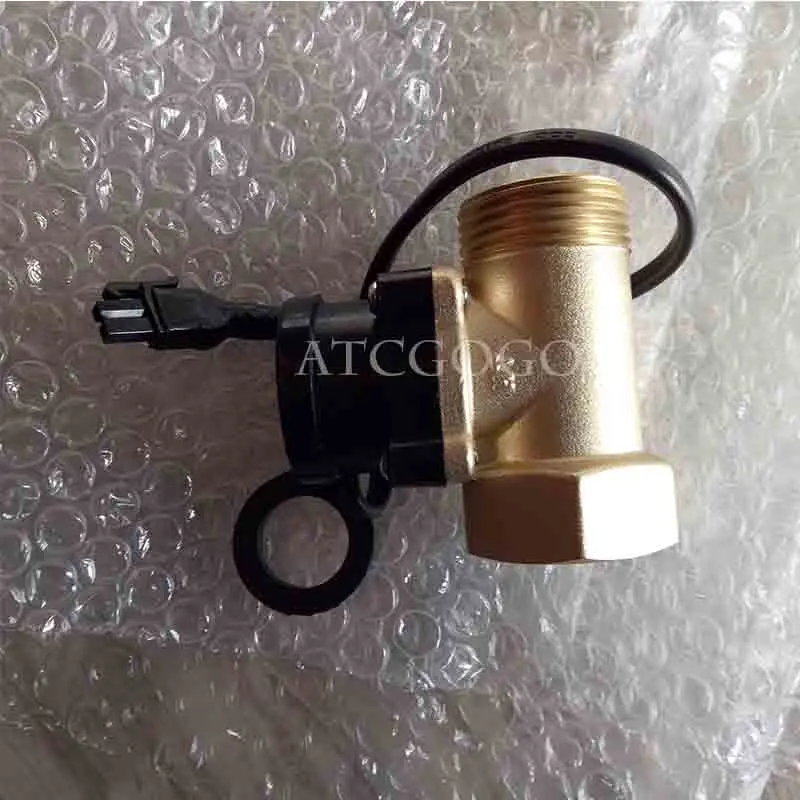 1.5 Inches Water Pump Flow Switch Liquid Booster Solar Heater Brass Magnetic Pressure Automatic Control Valve Sensor 220V