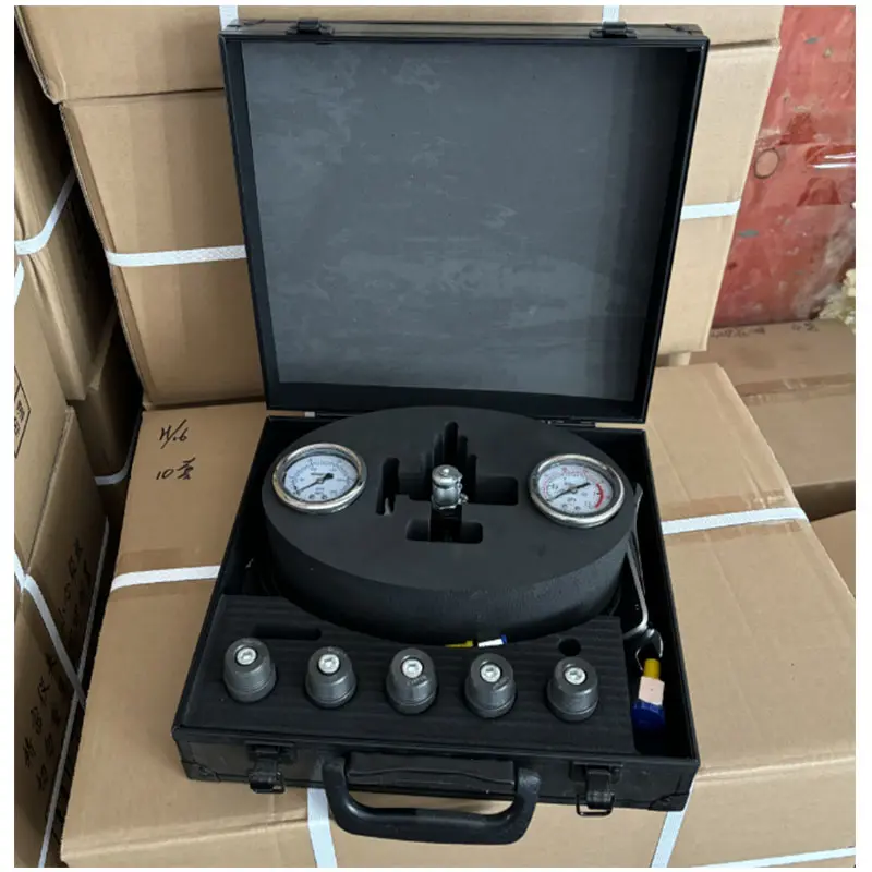 VGU hydraulic accumulator nitrogen charging tool set