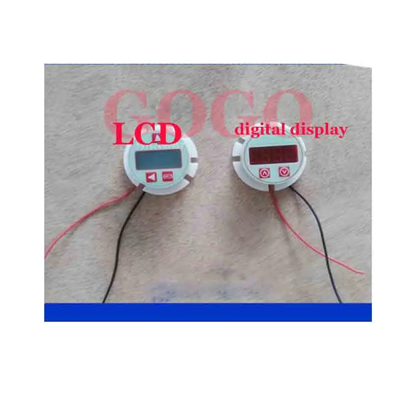 2088 hammer type high-precision thermometer head, pressure transmitter digital display round head, LCD liquid level display head