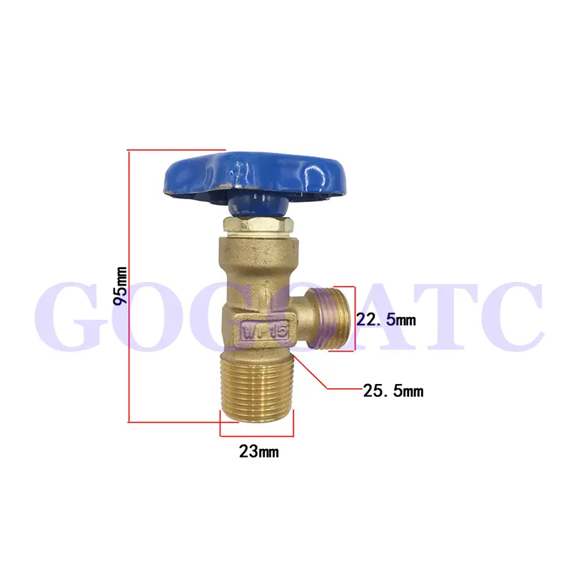 Argon cylinder valve Cylinder head assembly Cylinder valve head
