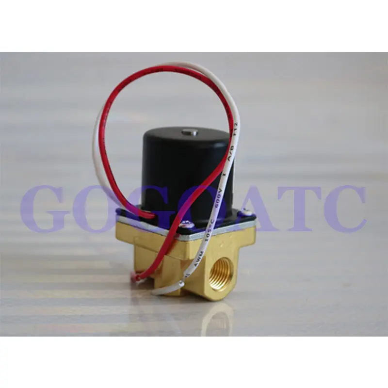 Two-position two-way solenoid valve, water valve, air valve, hot selling pneumatic components, all copper coils