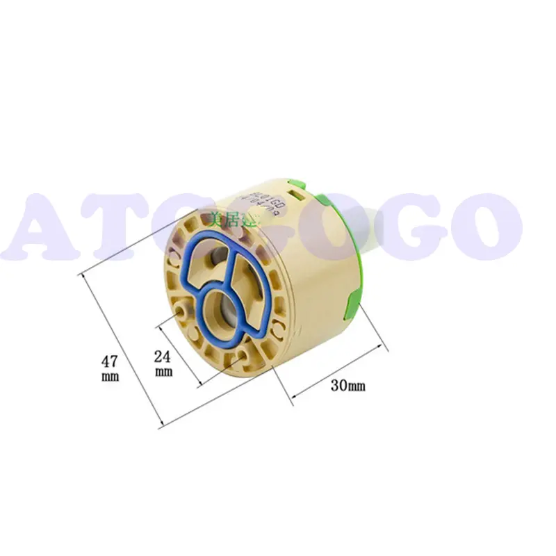 47MM ceramic valve core washbasin washbasin split pull-out faucet hot and cold mixed water cartridge