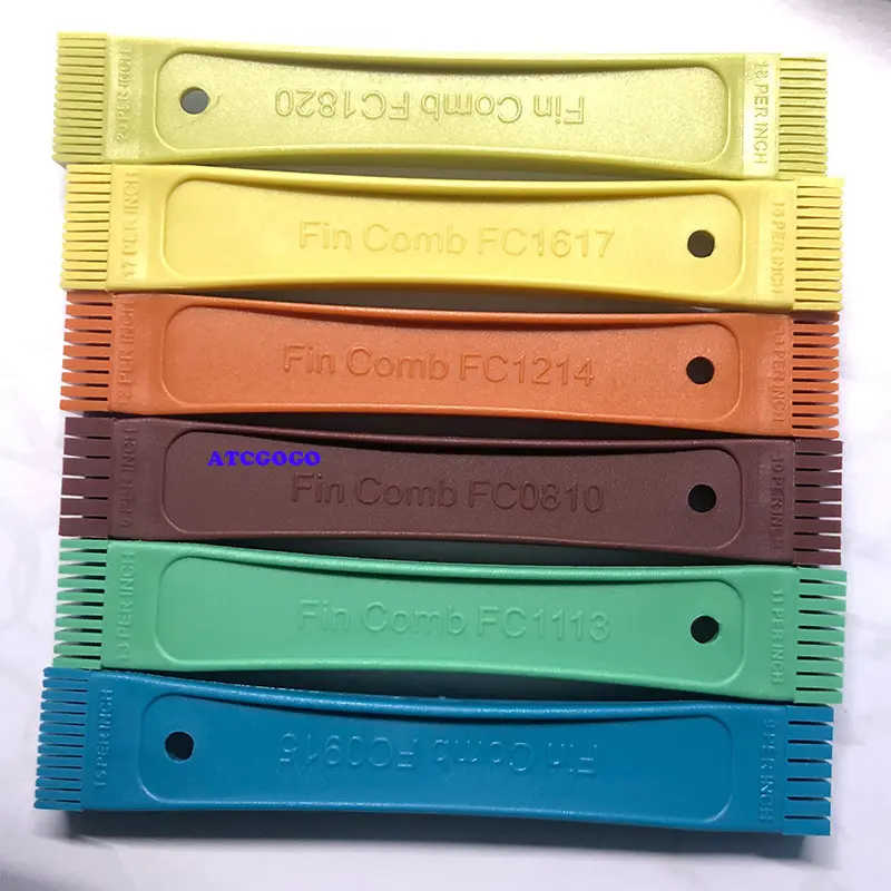 Fcr6 Fin Comb Set Plastic Colored Fin Coil Comb Radiator Fin Comb Straightener Condenser Coil Fin Comb