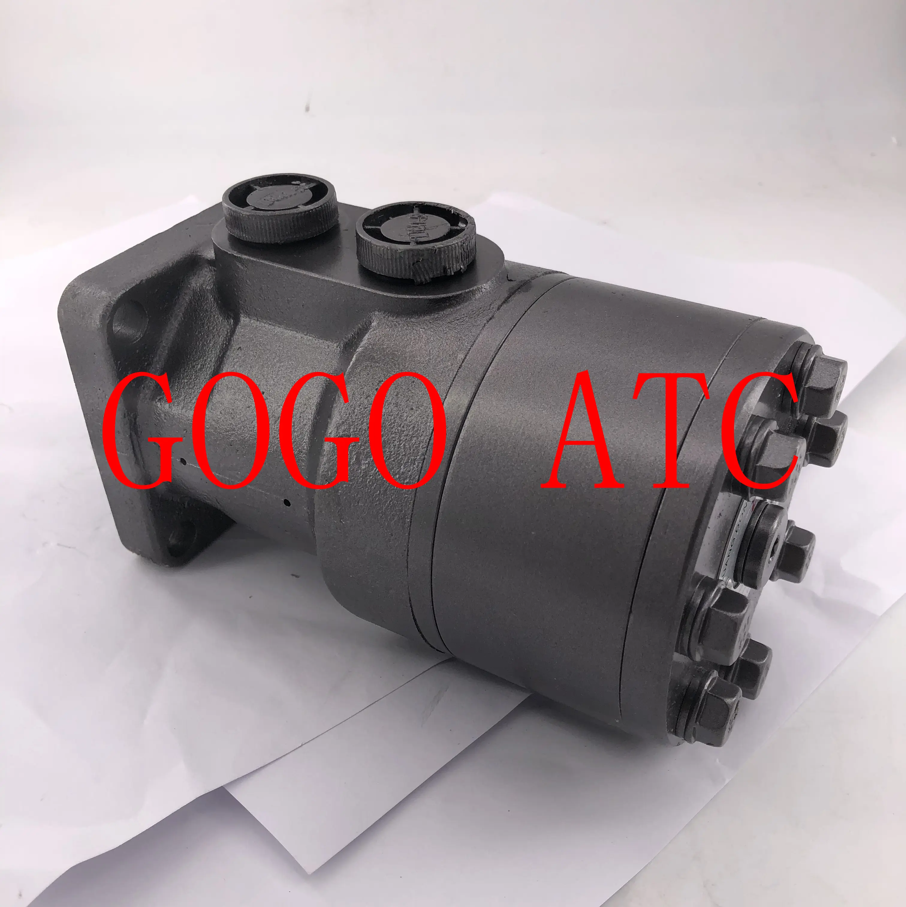 Hydraulic motor BMR250, 4-hole installation/2-hole installation, hydraulic pump Axis 25, flat key