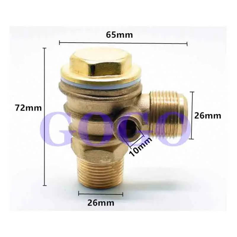 Air compressor accessories copper check valve, heat sink check valve, vertical check valve