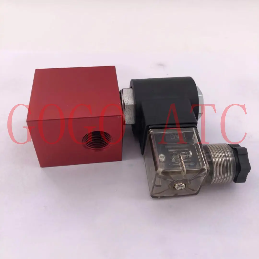 Hydraulic tubular cartridge solenoid check valve V2068 relief valve solenoid one-way  pressure retaining valve