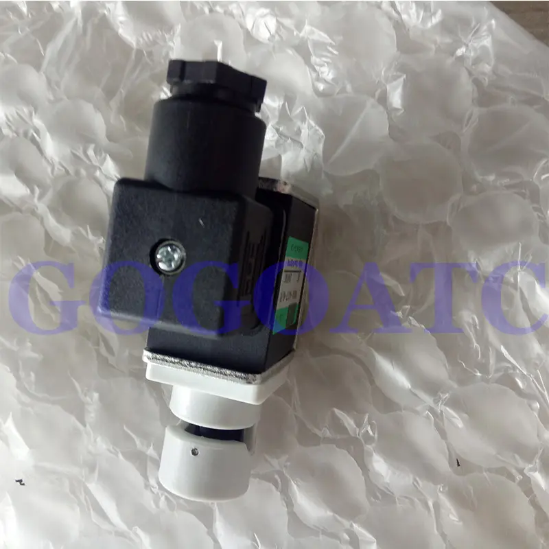 Two-way NC Normal Closed low pressure Solenoid pinch valve with the DIN43650A type plug connection