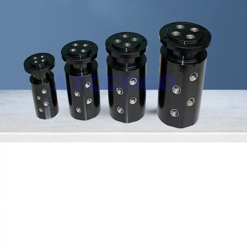 4-way pneumatic rotation connector, steam fluid electric hybrid central electrical rotation joint